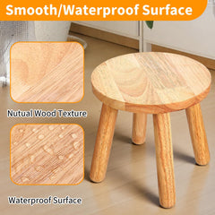 Kifmurase step stool used as a footrest in a living room setting.