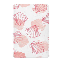 Kigai coral seashell crib sheet on mattress for snug breathable sleep
