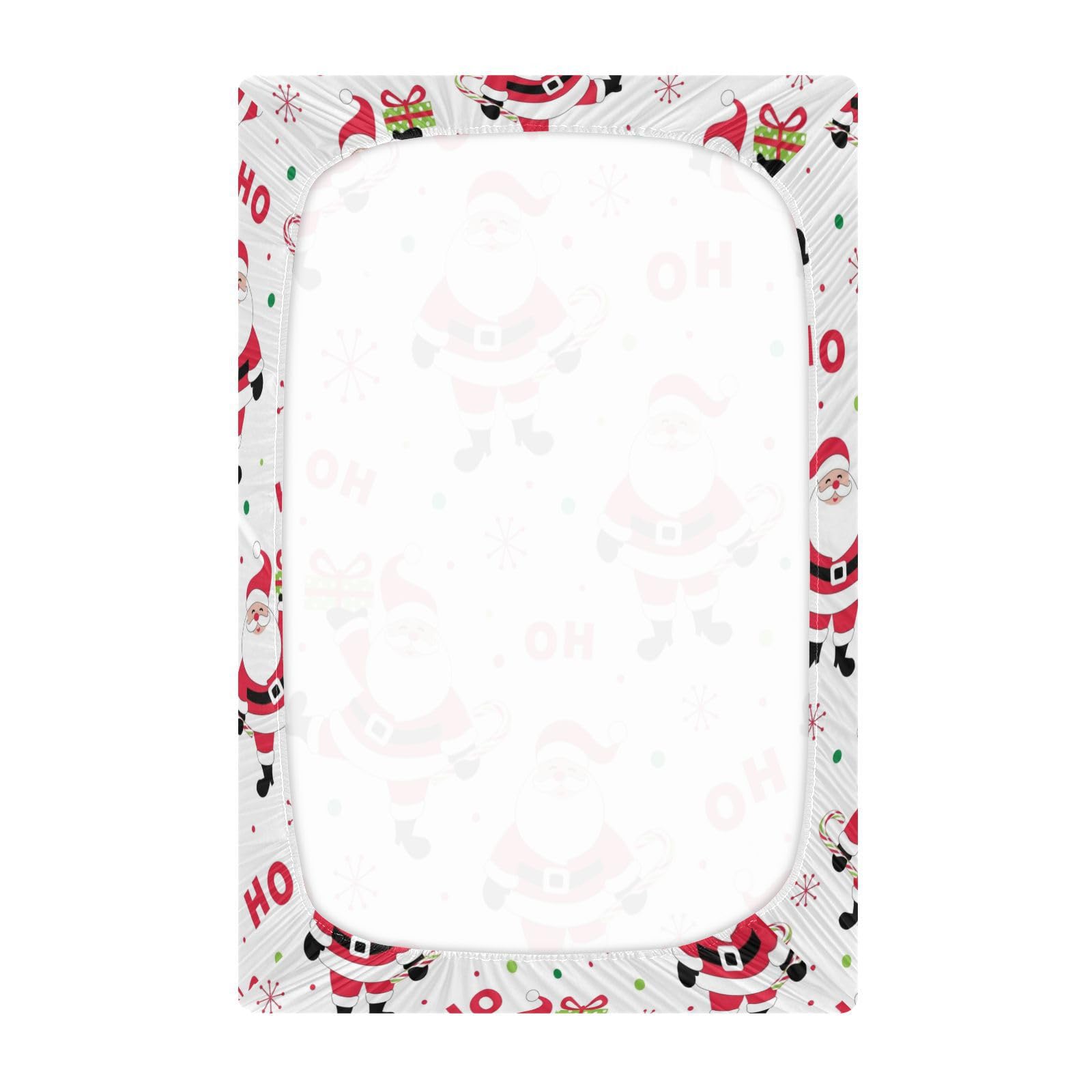 Kigai crib sheet elastic bands on all edges for a snug fit
