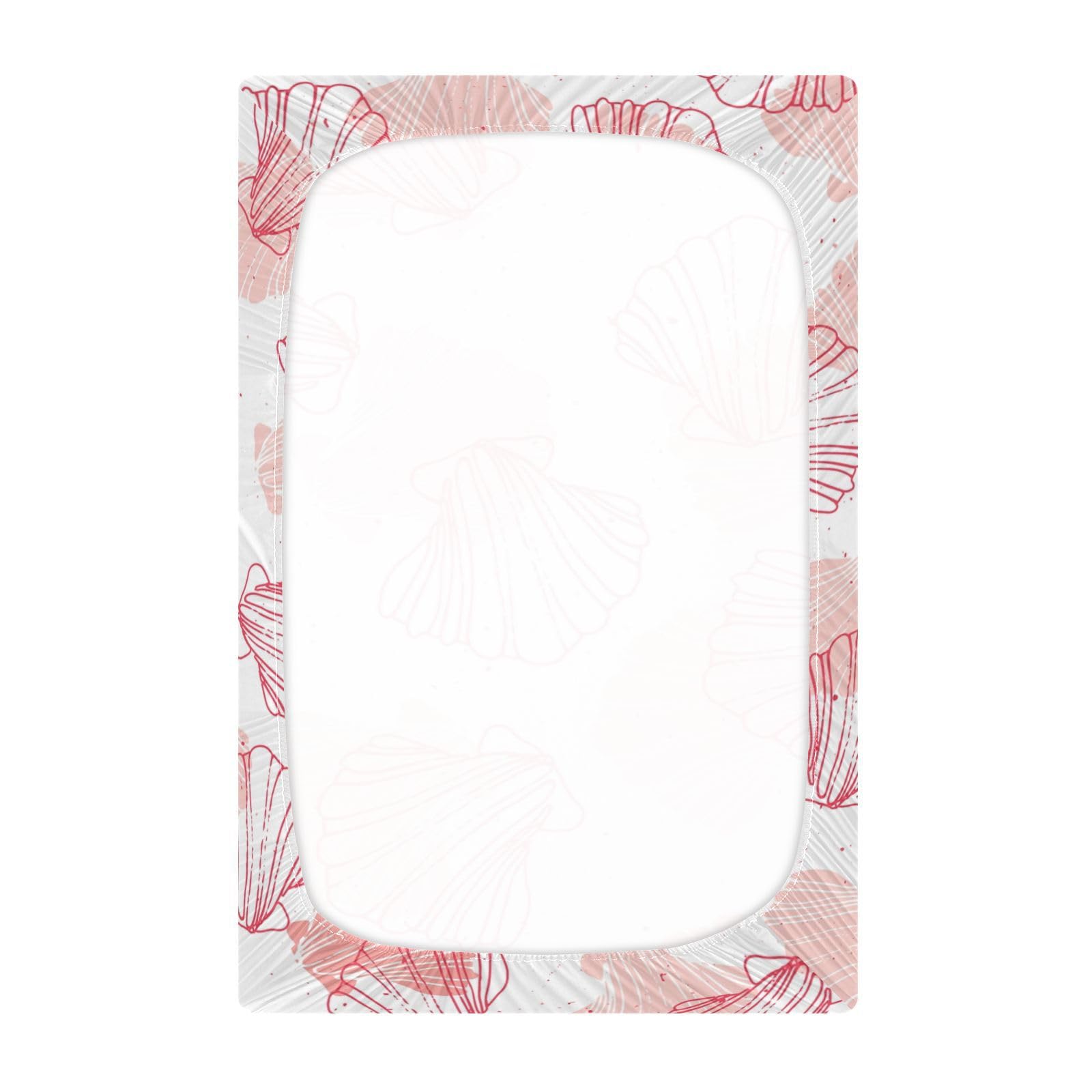 Kigai crib sheet elastic band close-up showing secure fit