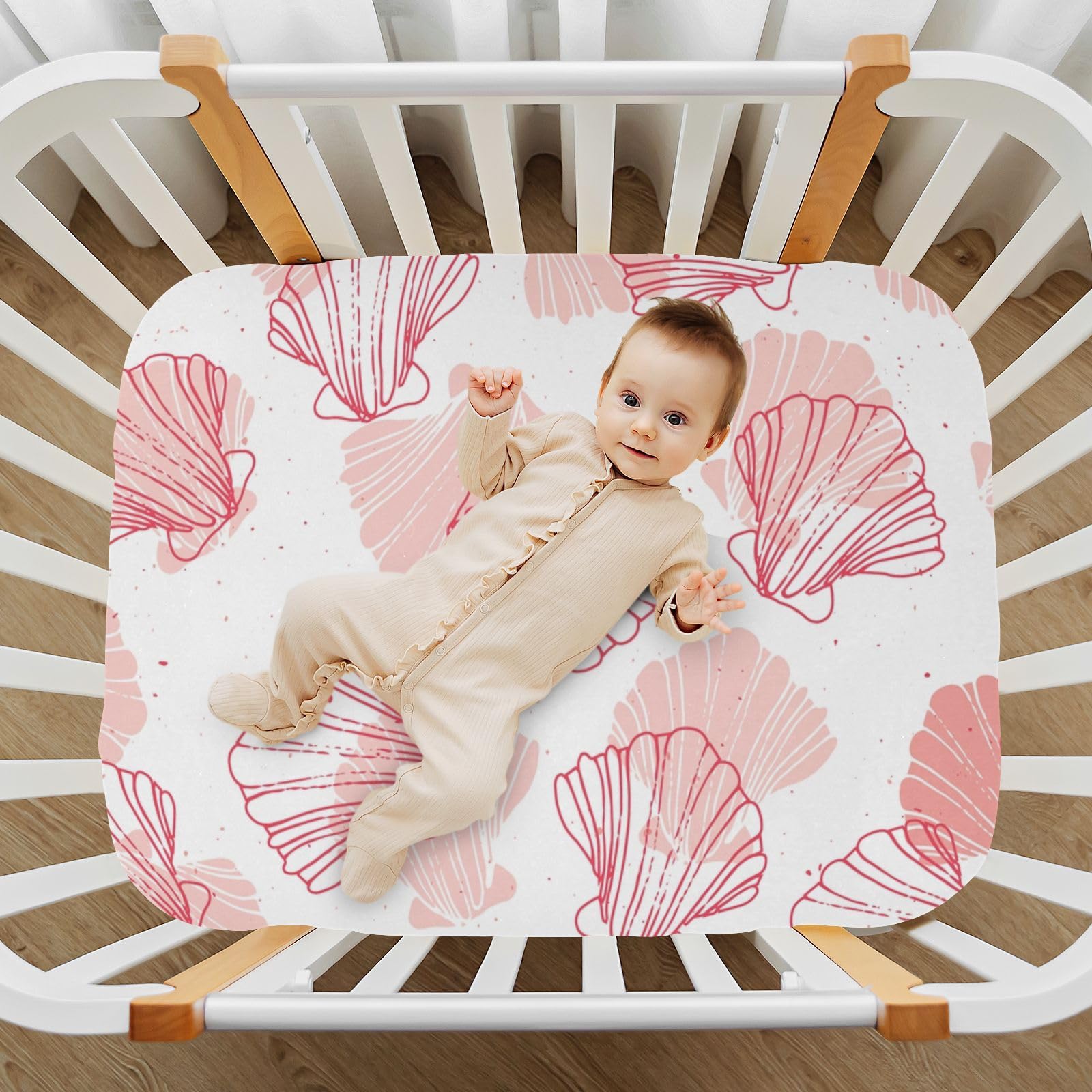 Kigai portable travel crib sheet compact and easy to carry