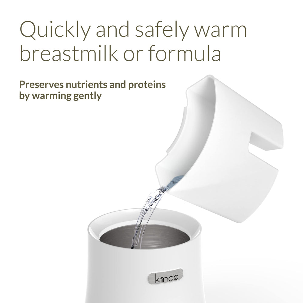 Kiinde Kozii Pro SafeHeat technology using water bath to preserve nutrients