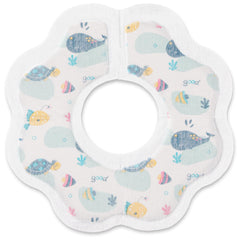 KIIS Ocean soft-touch bib provides gentle protection for baby's skin during feeding.