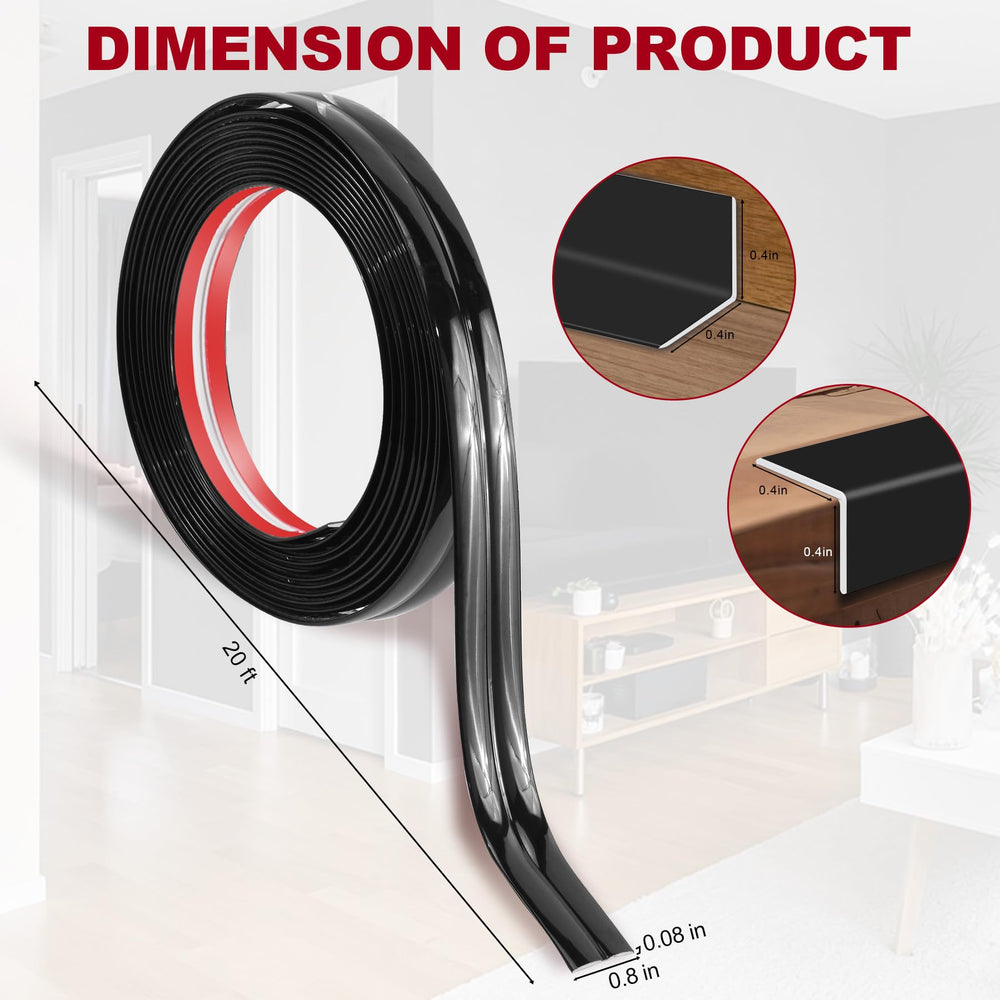 Kikerike 0.8in-20ft protector pack demonstrates flexible length for custom fitting