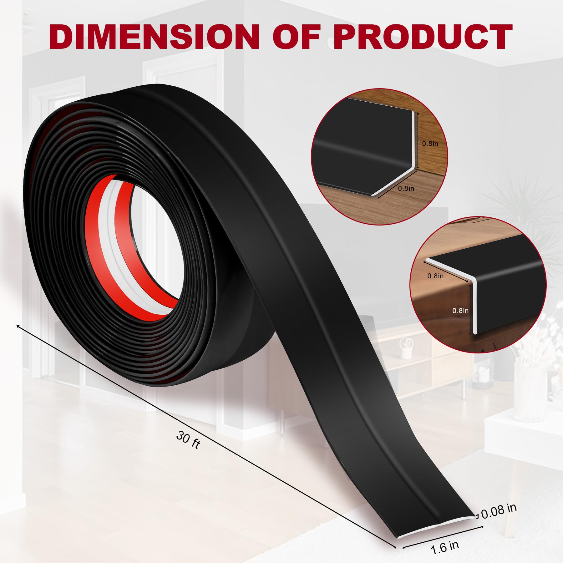 Kikerike corner protector peel-and-stick application demonstrates tool-free installation