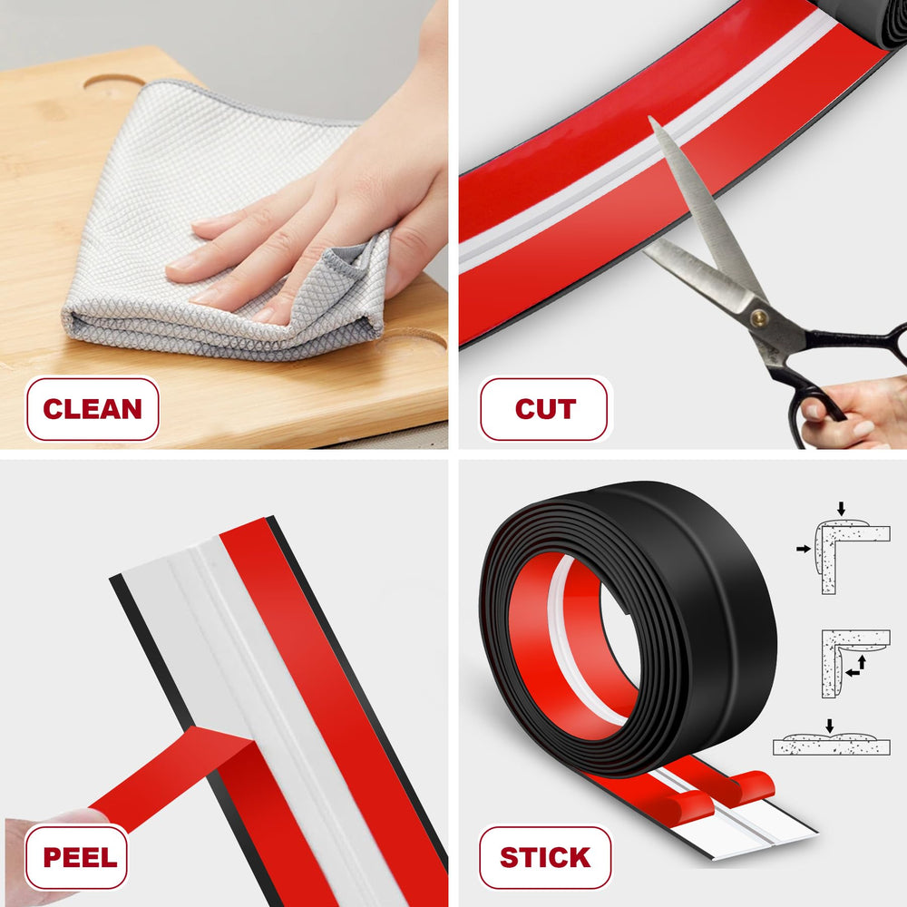 Kikerike corner protector sleek black design blends with modern interiors