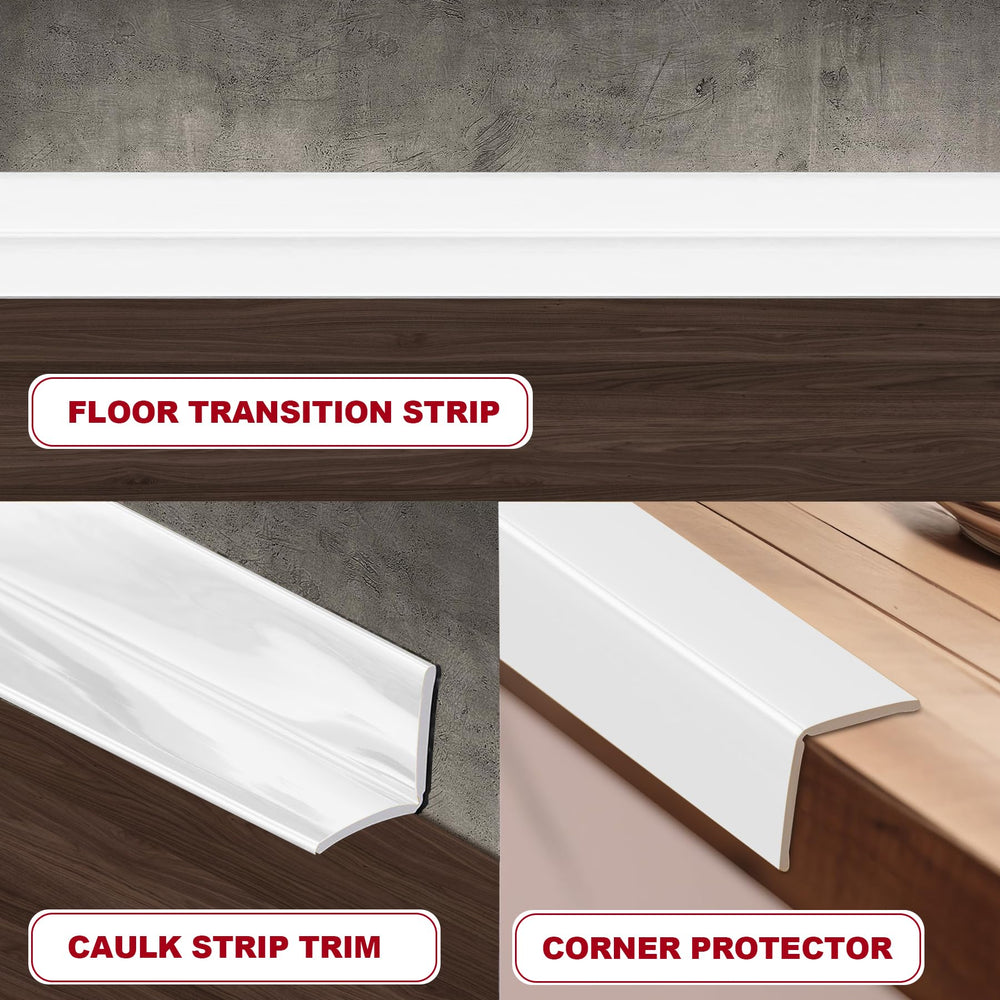 Kikerike sleek-white-edge-trim presents a slim, modern edge solution for interiors.