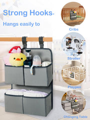 KIKJOK hanging-diaper-organizer-sturdy-plate keeps shape for reliable diaper access.