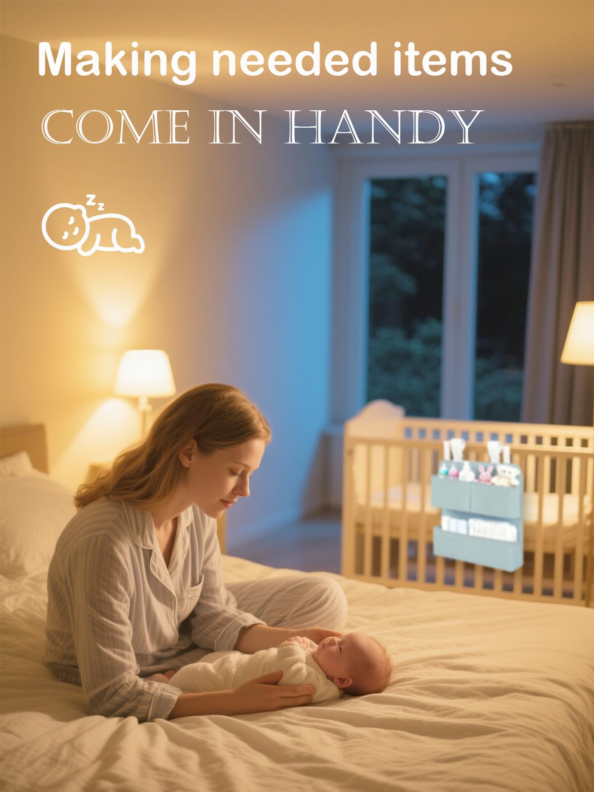 KIKJOK portable nursery organizer is great for on-the-go changes.