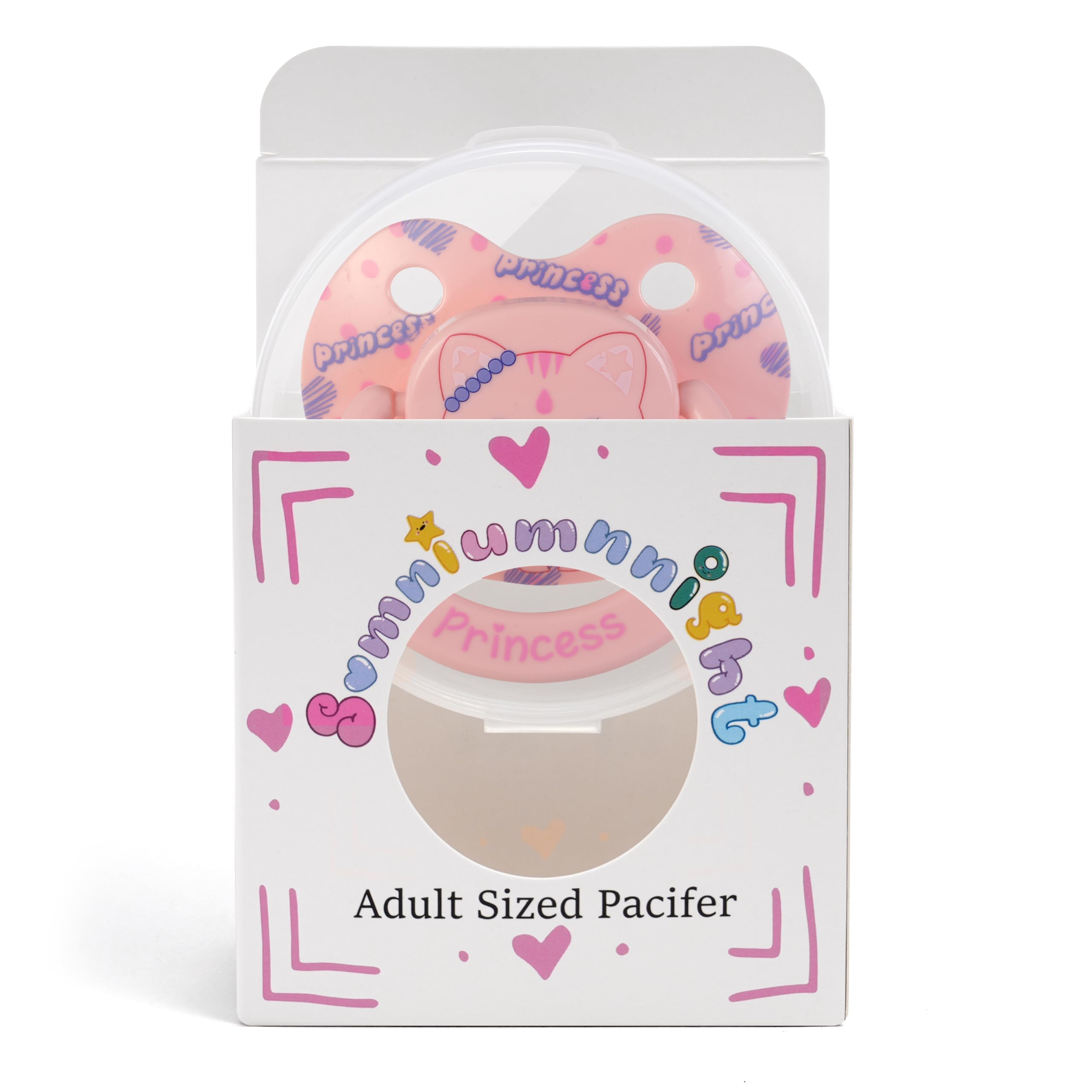 Kiligspace pink kitten theme pacifier supports comforting bedtime rituals.