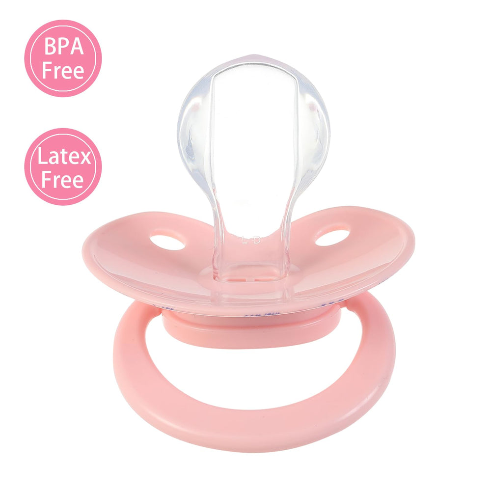 Kiligspace silicone pacifier material provides soft, safe feel without BPA.