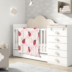 KILOWR 30x40 inch baby blanket ideal for stroller and crib use.