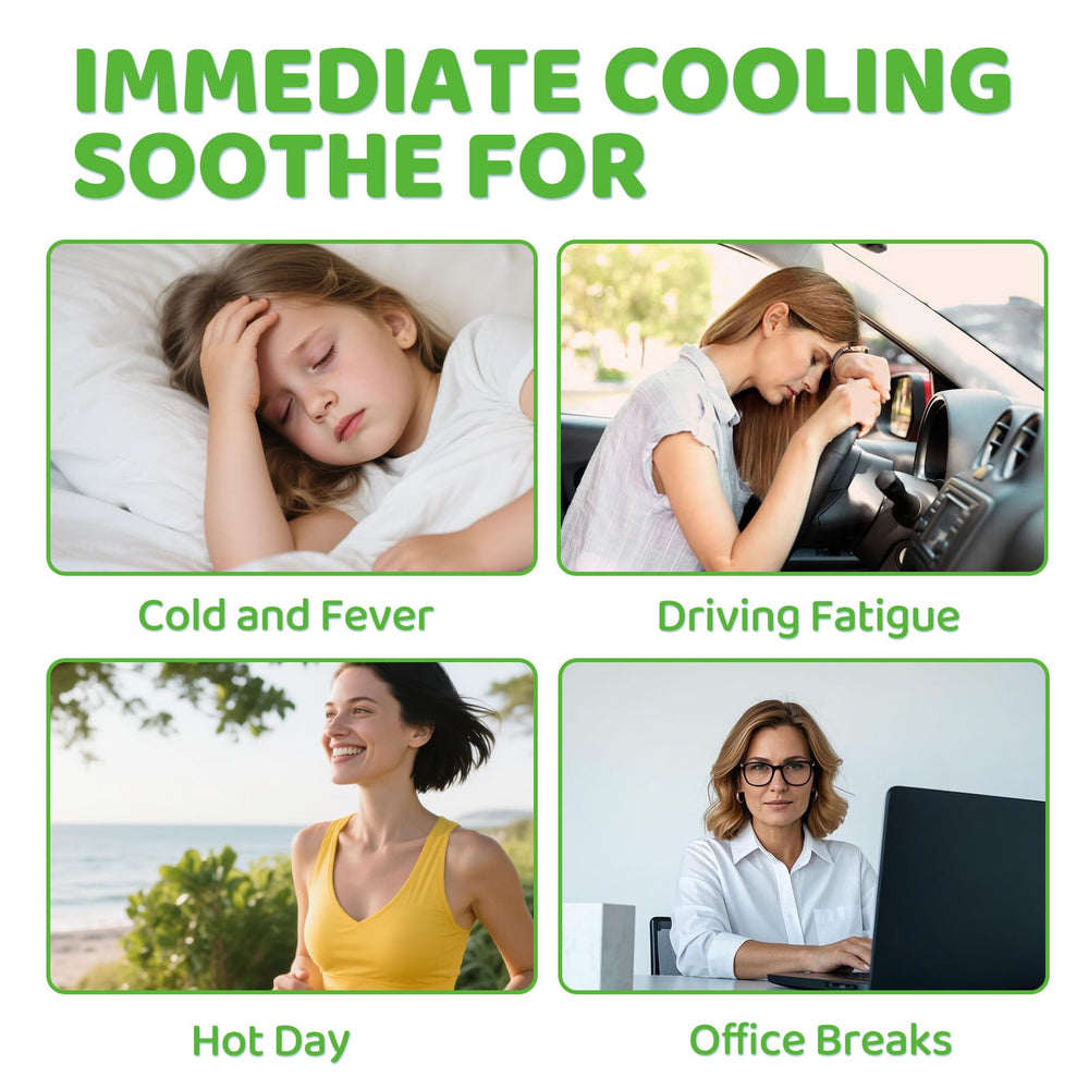 Kiluiu cooling patch with kid-friendly shapes shown on skin for comfort.