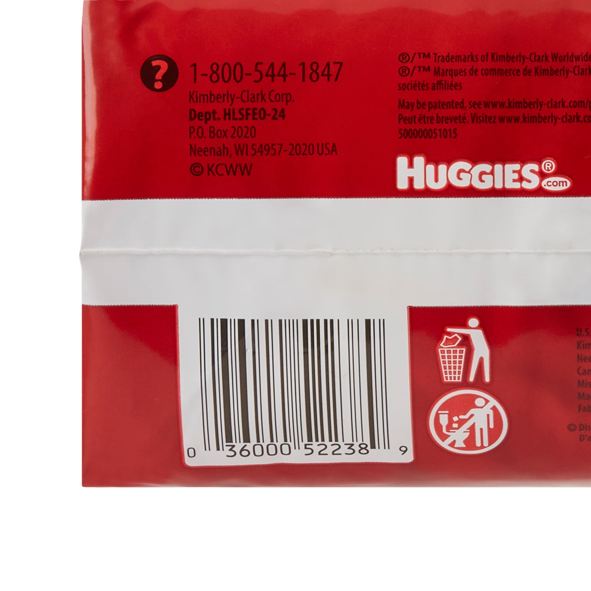 Kimberly-Clark Huggies Little Snugglers unisex design for versatile wear.