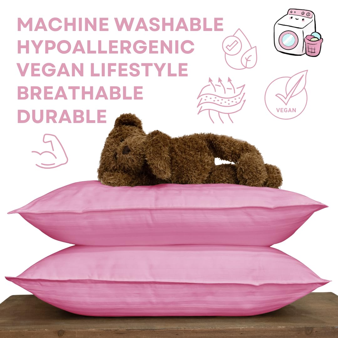 Kinder Fluff hypoallergenic label emphasizes vegan-friendly materials.