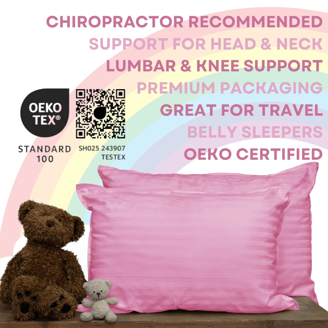 kinder Fluff mini toddler pillow OEKO-TEX certified safety assurance
