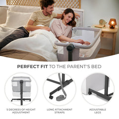 Kinderkraft Neste UP2 co-sleeper setup demonstrates transition