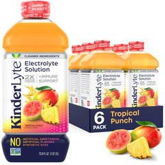 KinderLyte Tropical Punch bottle ready for family hydration on the go.