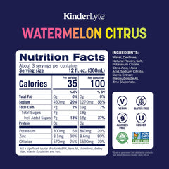 Pouring KinderLyte Watermelon Citrus for family-friendly hydration.