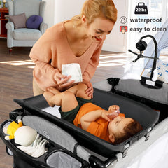 Kinder King 4in1 playard travel carry bag for easy trips