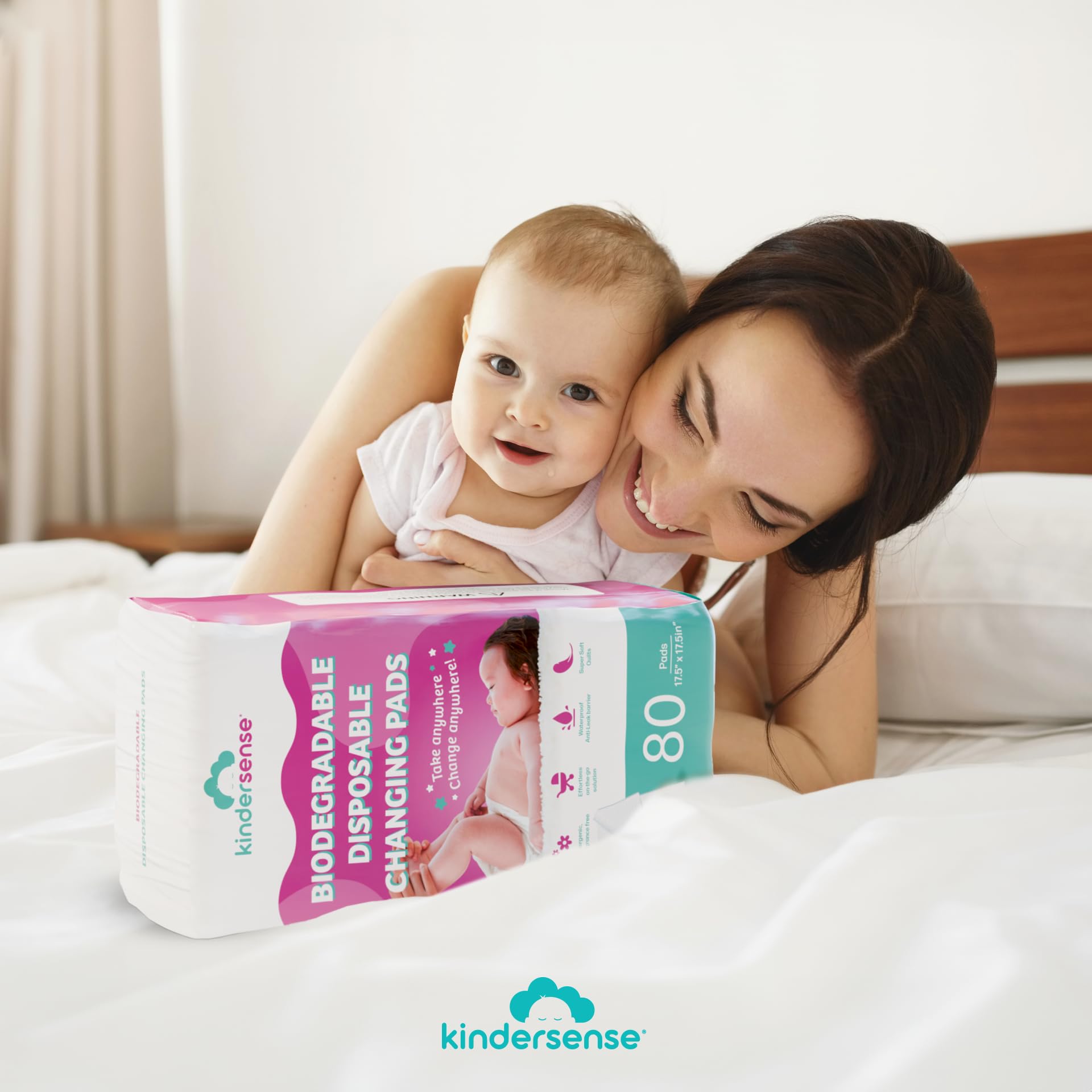 KinderSense changing pad ideal for public table changes and quick cleanup.