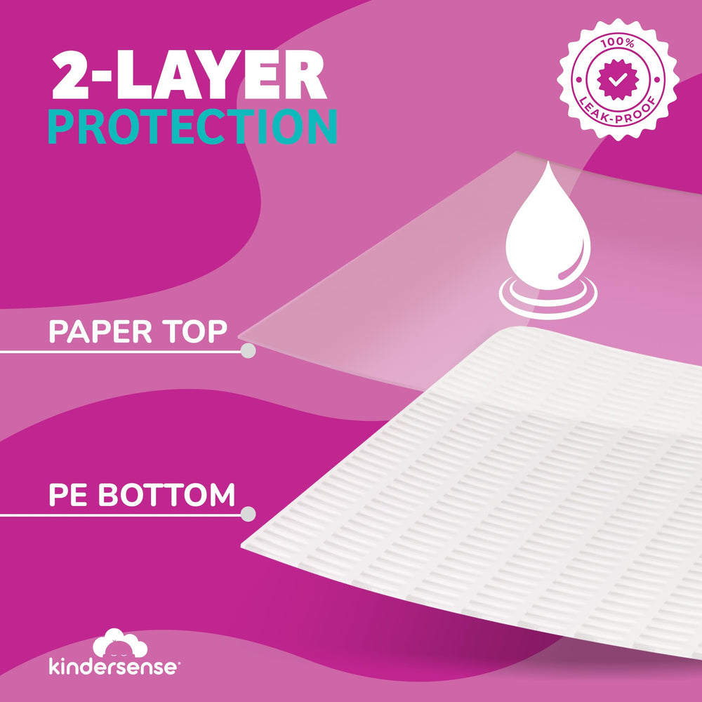 KinderSense pet wee pad use for convenient home protection.