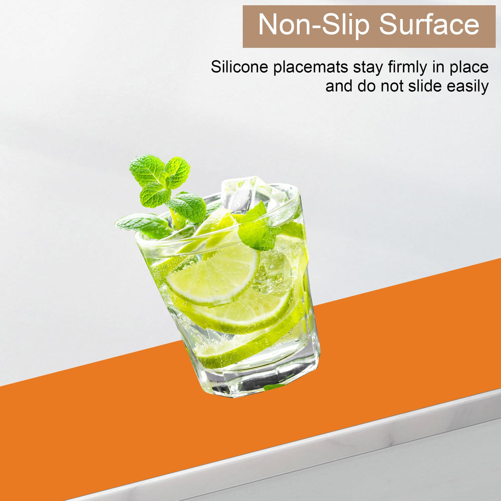 KindGa placemats are heat-resistant and durable for everyday use