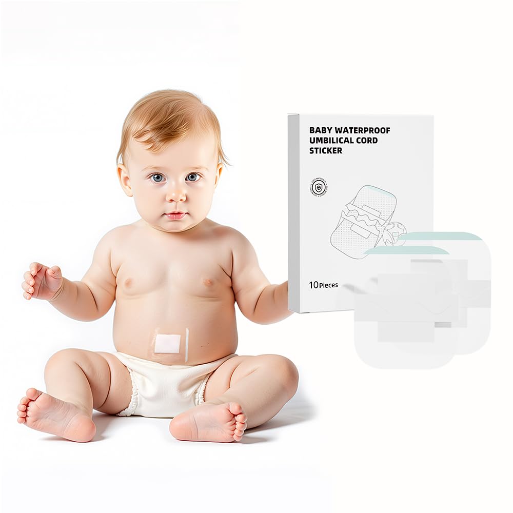 Kinderia belly-button sticker, individually wrapped for easy daily protection.