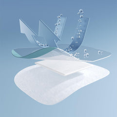 Kinderia protruding navel cotton pad provides gentle support.