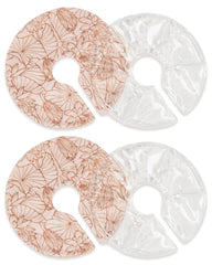 Kindred Bravely soothing breast gel pads front view for versatile hot or cold therapy.