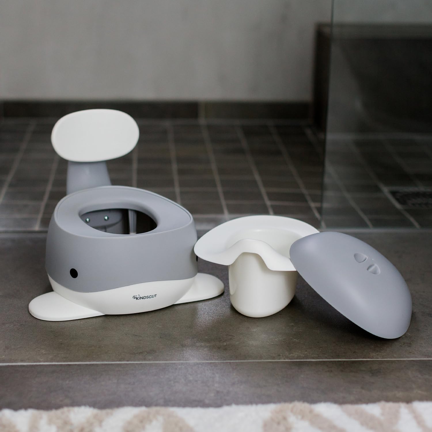 Kindsgut potty durable-materials-siblings-use showcases lasting design for shared family moments.