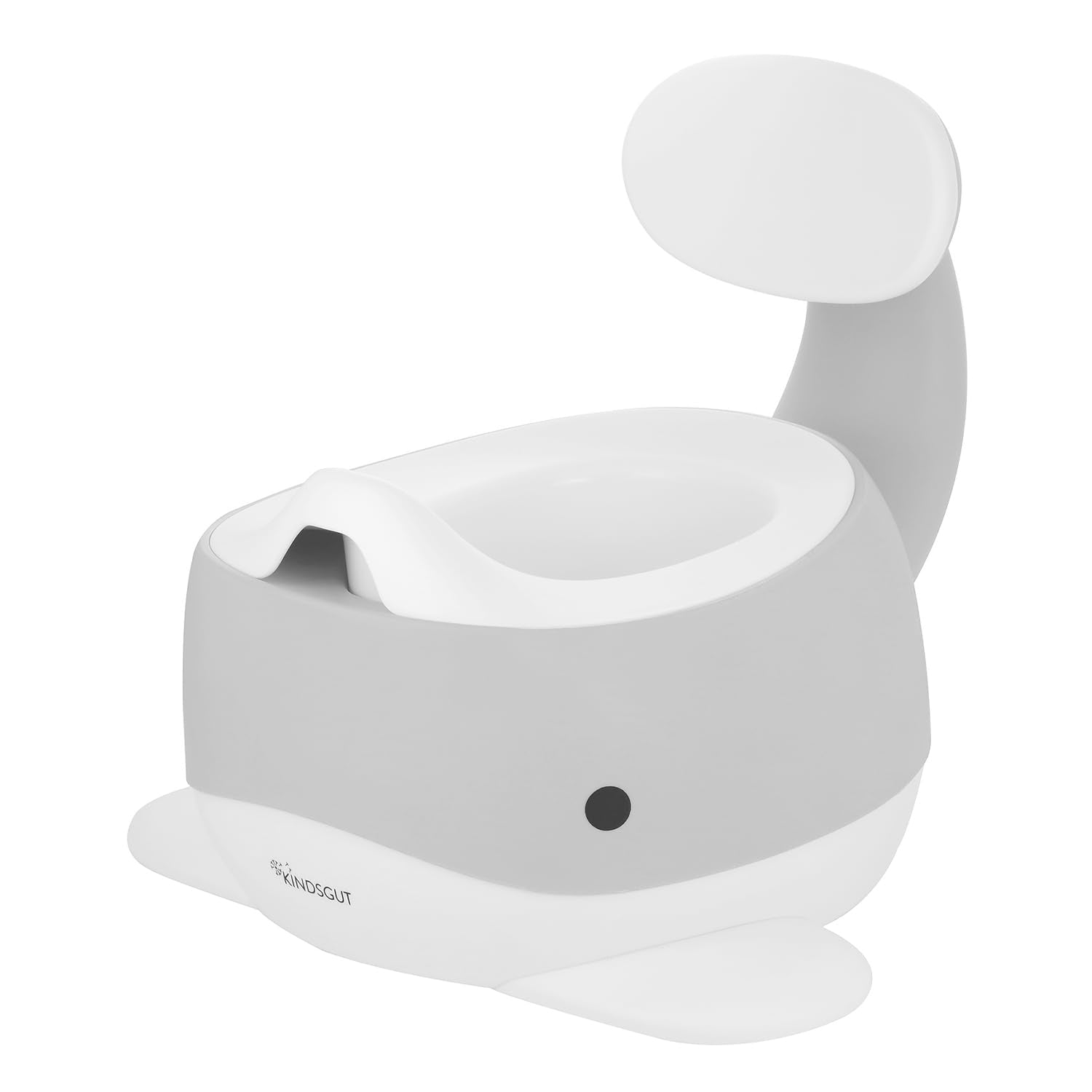 Kindsgut Potty light-grey color blends with decor for a calm bathroom.