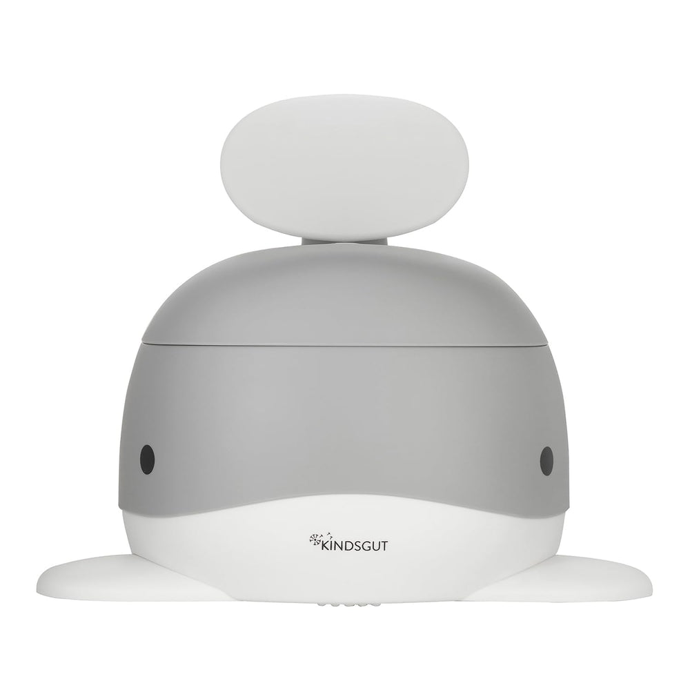 Kindsgut potty whale design front view offers a friendly, independent potty moment for toddlers.