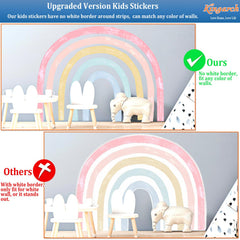 Kingarch nursery-decor peel-stick fabric offers repositionable use on smooth walls