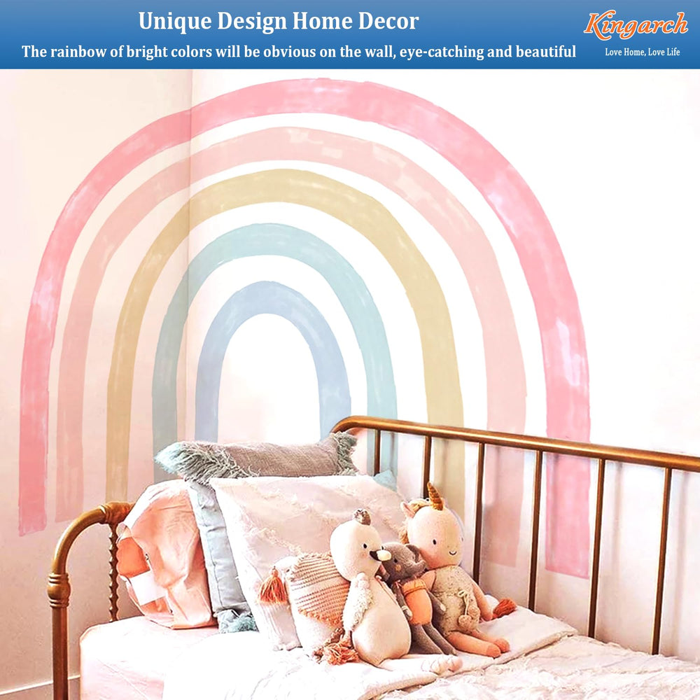 Kingarch wall-decor-durable-residue-free stays vibrant after repositioning