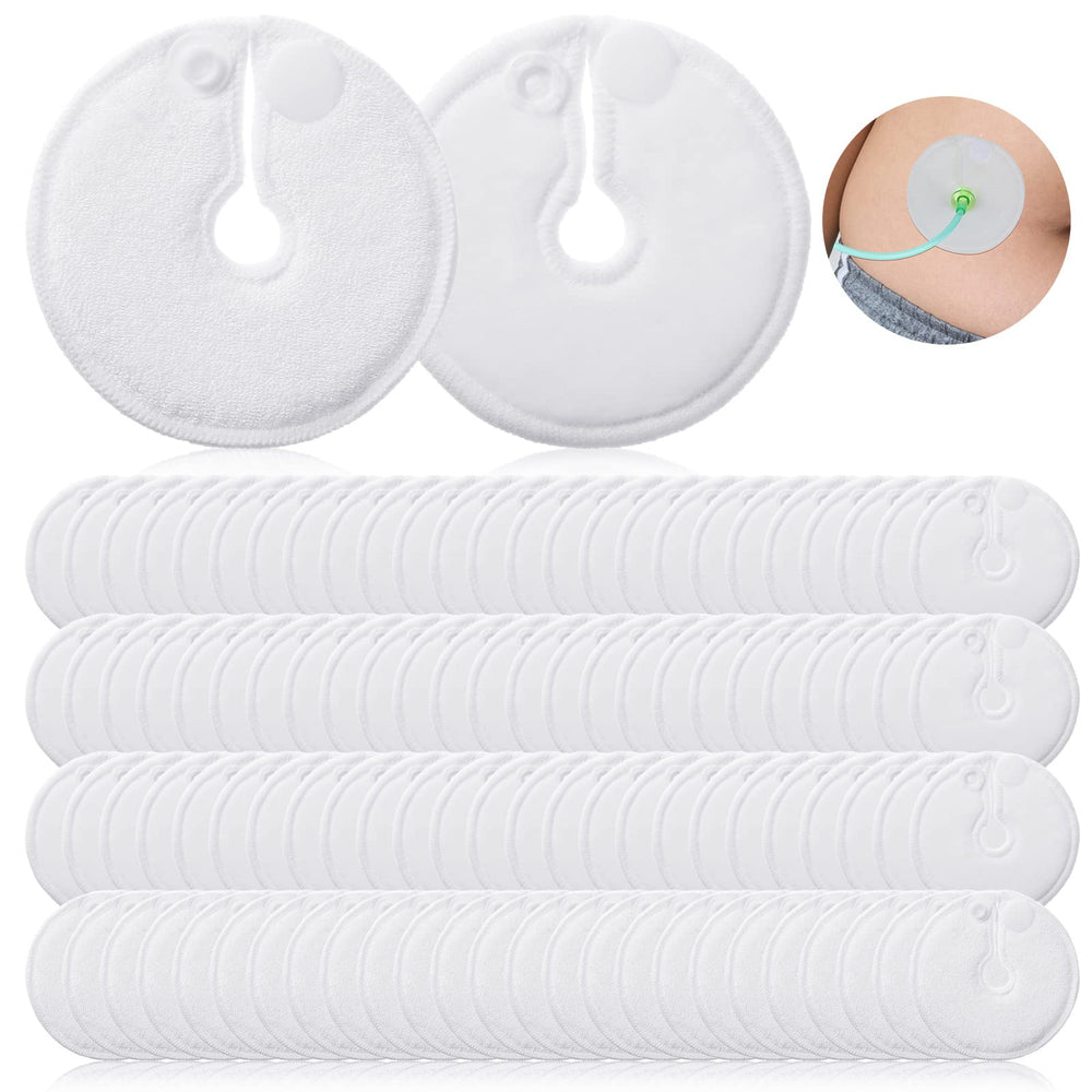Kingdder 100 pieces G Tube Pads Pack for daily use and gentle protection.