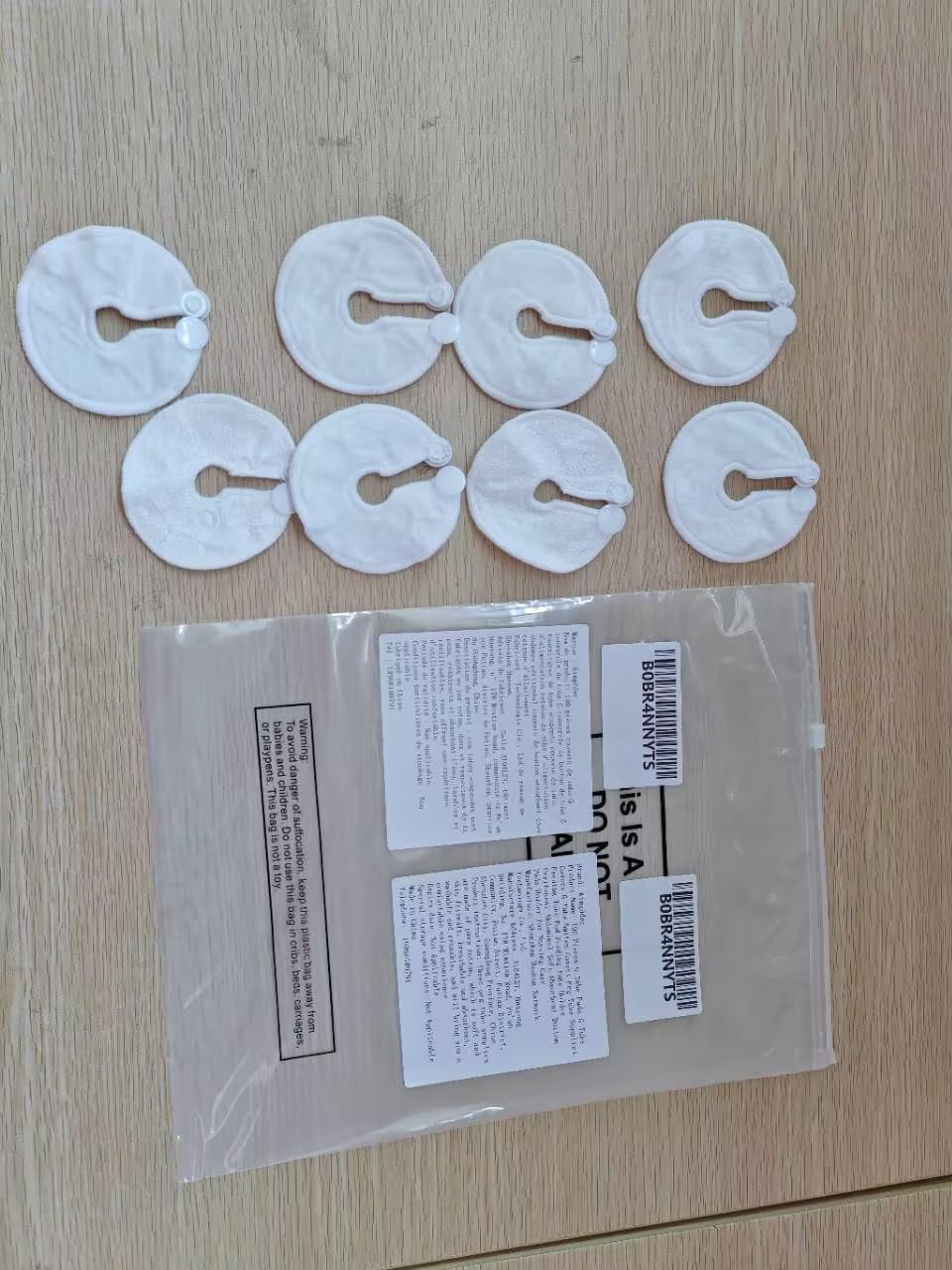 Kingdder G Tube Pads with clip-button design for easy fastening.