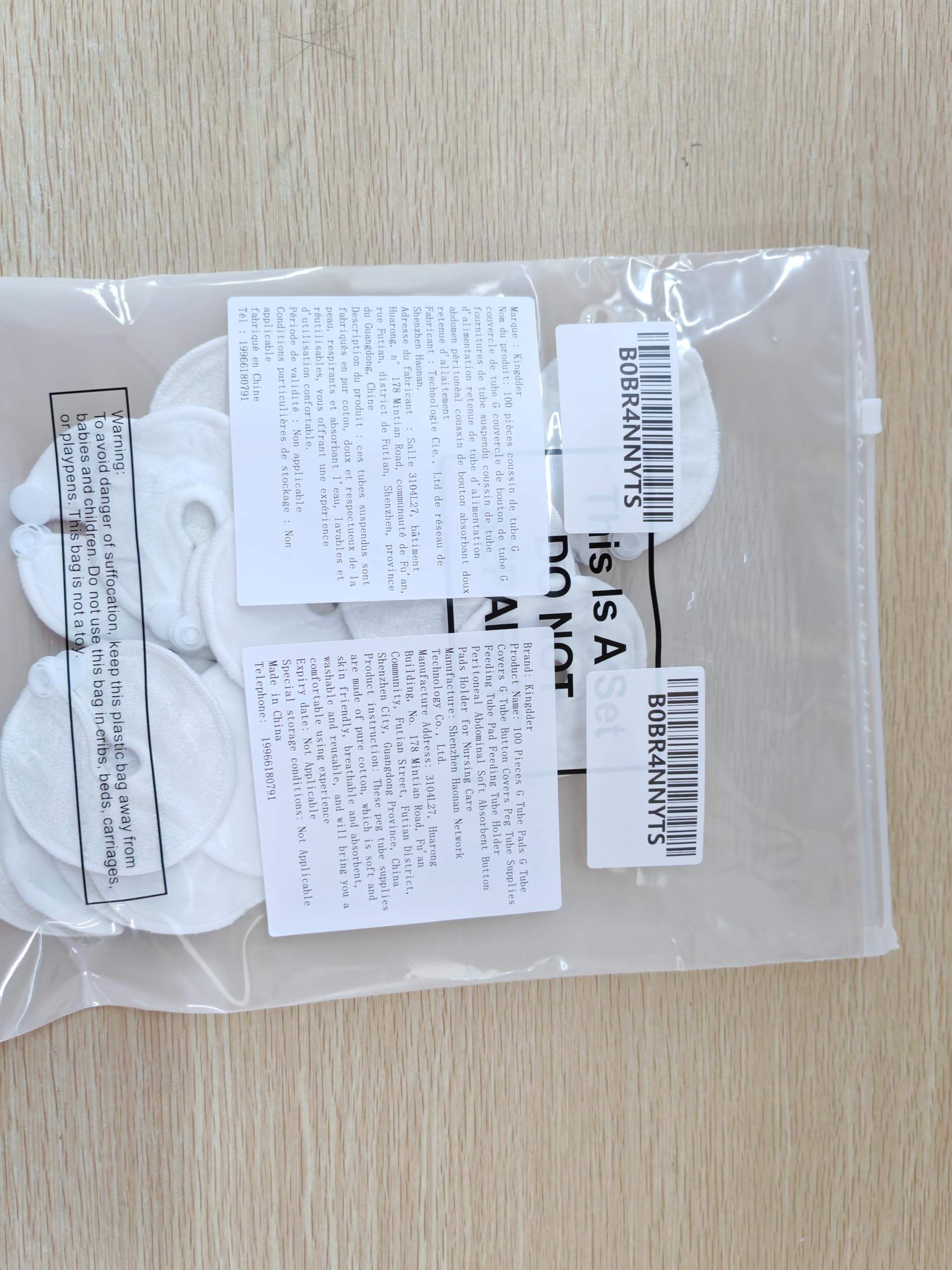Kingdder G Tube Pads providing dignity and discreet protection.