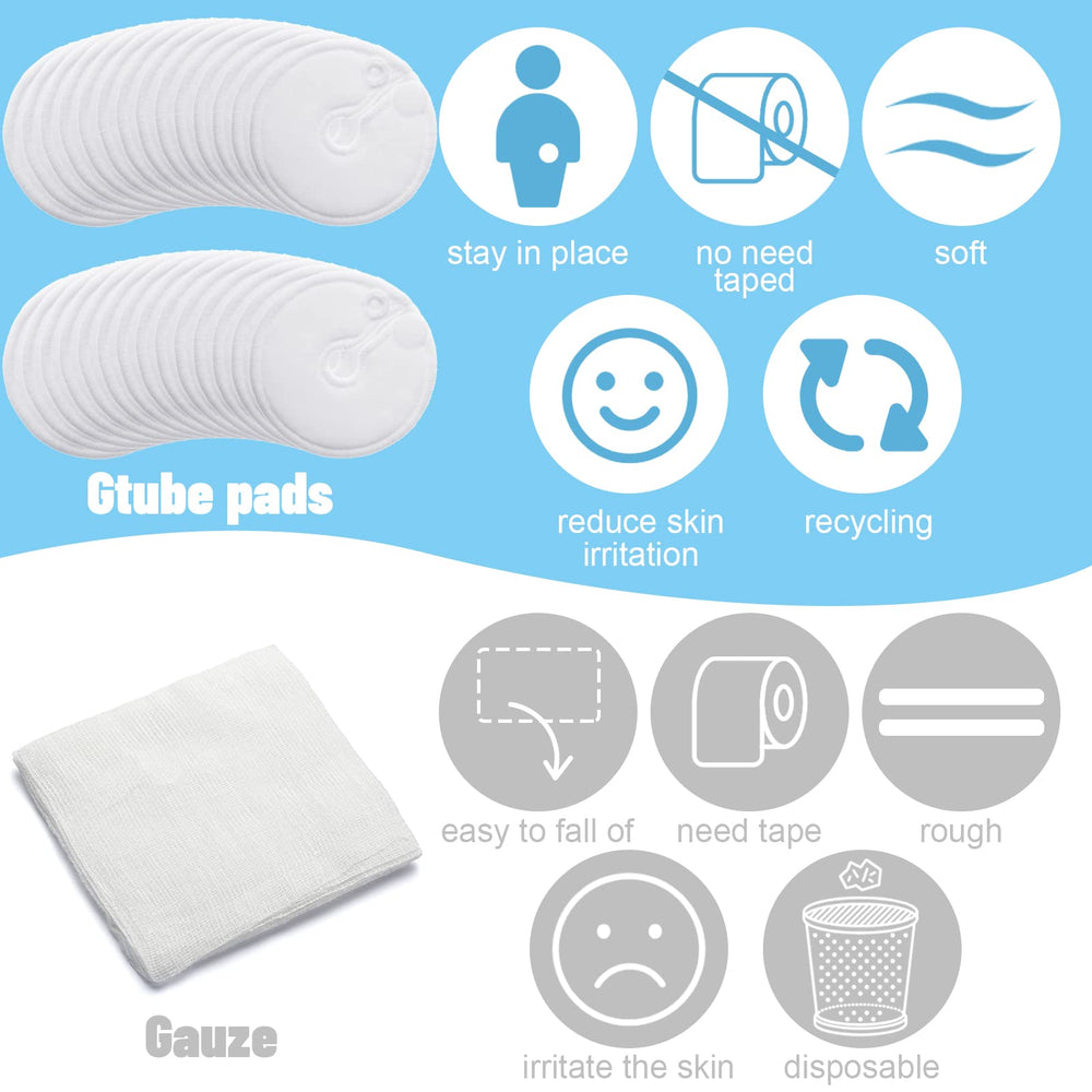 Kingdder G Tube Pads offer universal tube fit for various tubes.