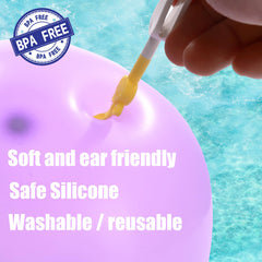 Kinggrand Kitchen silicone-body close-up shows soft, baby-safe material