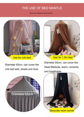KingKara bed canopy large size fits single to twin beds for versatility