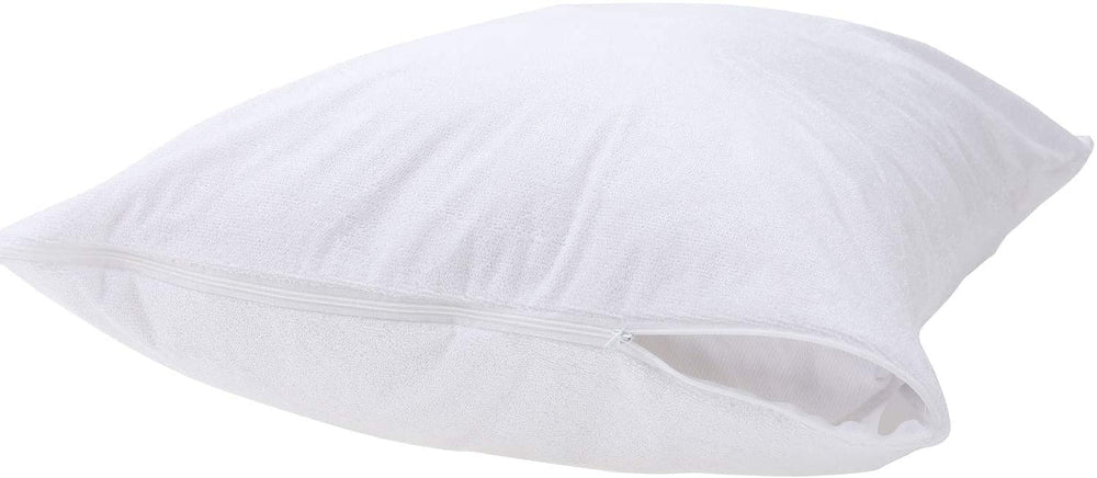 Kingnex featherproof pillow cover front view demonstrates feather-blocking comfort