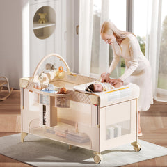 Kingobabys mosquito net for baby bassinet provides breathable protection.