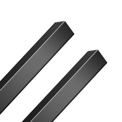 Kingtran black aluminium corner protector guard protects walls from chips; close-up metal edge