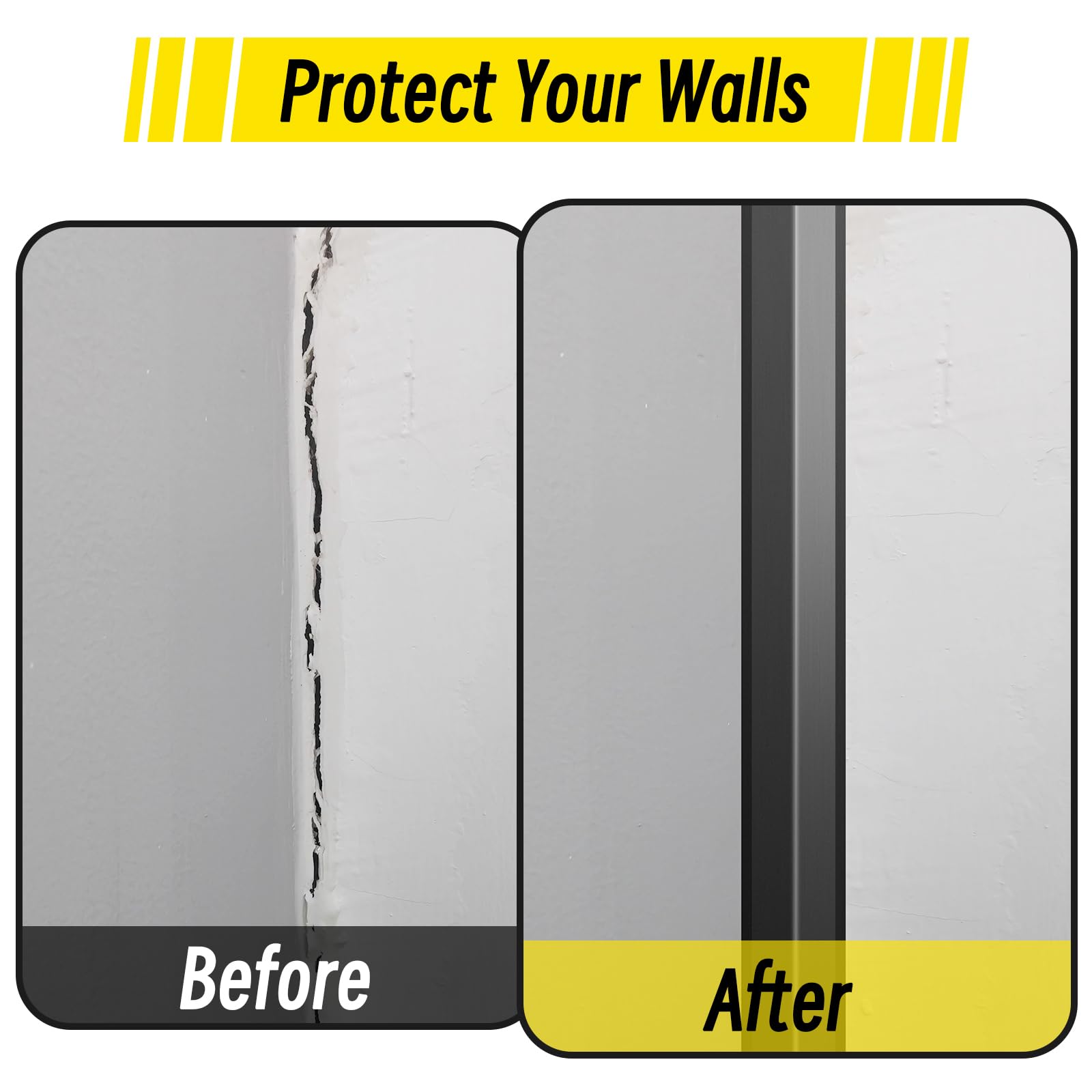 Kingtran wall corner protector pack10 packaged shows neat, uniform corners.