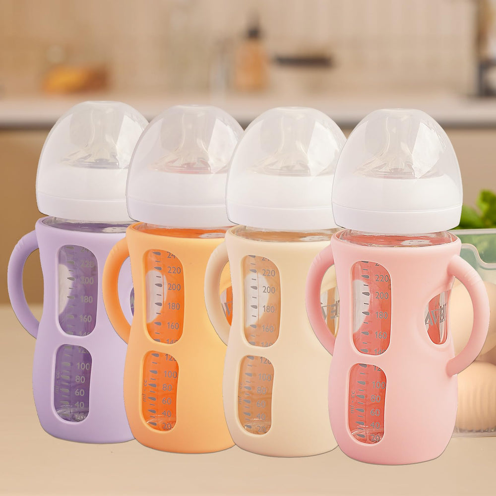 Kingwi silicone sleeve on glass bottle highlights protection and easy handling