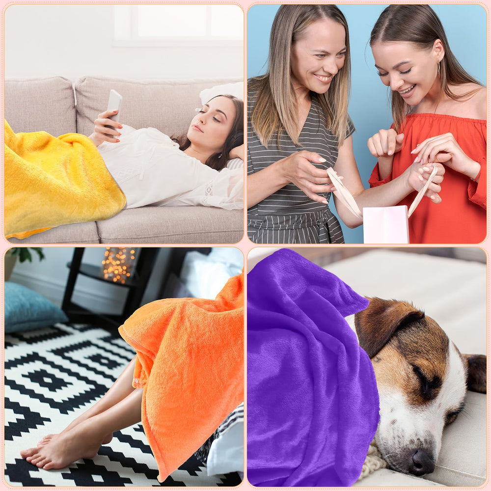 Kinlop blanket color options showcased, 16 colors available for mix-and-match