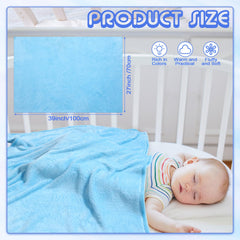 Kinlop soft flannel baby blanket close-up showing gentle touch for sensitive skin