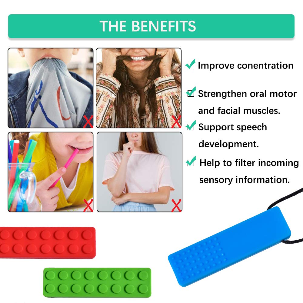 Kinper chew necklace breakaway clasp demonstrates safety feature for active kids