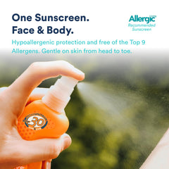 KINeSYS SPF30 Kids fragrance-free face-and-body application for comprehensive protection.